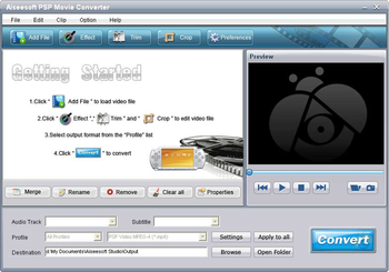 Aiseesoft PSP Movie Converter screenshot 3