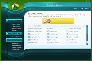 Aiseesoft Registry Optimizer screenshot