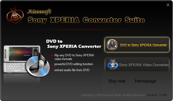 Aiseesoft Sony XPERIA Converter Suite screenshot