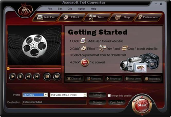 Aiseesoft Tod Converter screenshot 3