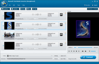 Aiseesoft Total Media Converter screenshot