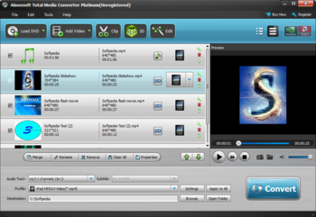Aiseesoft Total Media Converter Platinum screenshot