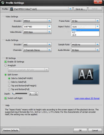 Aiseesoft Total Media Converter Platinum screenshot 12