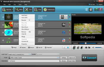 Aiseesoft WTV Converter screenshot