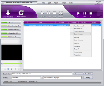 Aiseesoft YouTube Downloader Pro screenshot