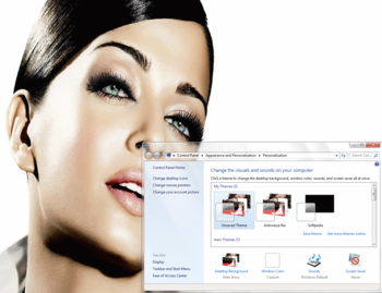 Aishwarya Rai Windows 7 Theme screenshot