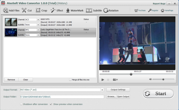 AisoSoft Video Converter screenshot