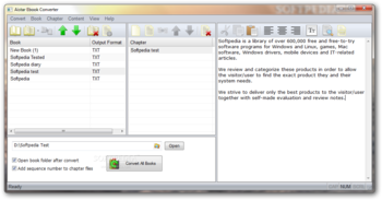 Aistar Ebook Converter screenshot