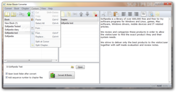 Aistar Ebook Converter screenshot 4
