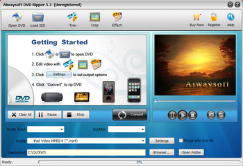 Aiwaysoft DVD Ripper screenshot