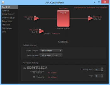AJA Control Room screenshot 6