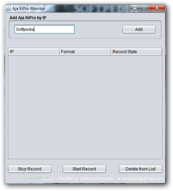 AJA KiPro Monitor screenshot