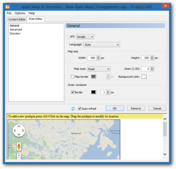 Ajatix Maps & Directions for Dreamweaver screenshot 3