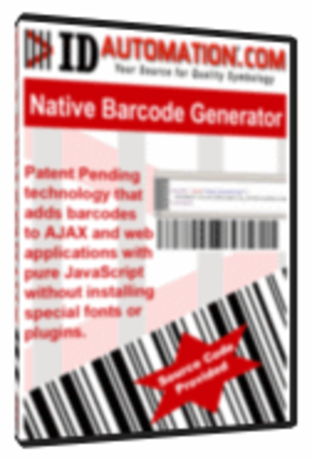 AJAX and JavaScript Barcode Generator screenshot