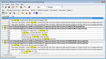 AJC Grep screenshot 2