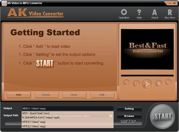 AK MPG Converter screenshot 2