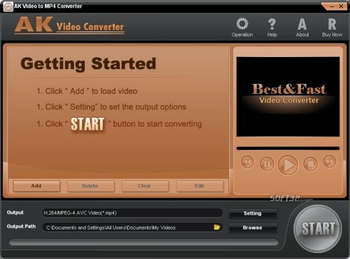 AK Video to MP4 Converter screenshot 2