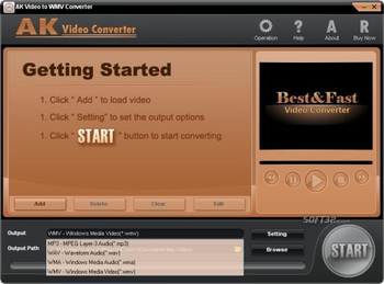 AK WMV Converter screenshot 2