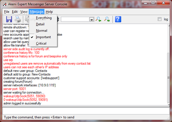 Akeni Secure Messaging Server - Expert Edition screenshot 3