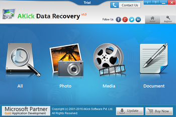 AKick Data Recovery screenshot