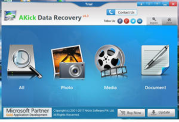 AKick Data Recovery screenshot