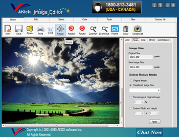 AKick Image Editor screenshot
