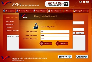 AKick Password Safeguard screenshot