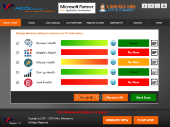 Akick PC Optimizer screenshot