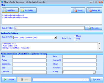 Akram Audio Converter screenshot 3