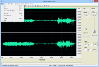 AKRAM Audio Editor screenshot 2