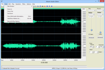 AKRAM Audio Editor screenshot 3