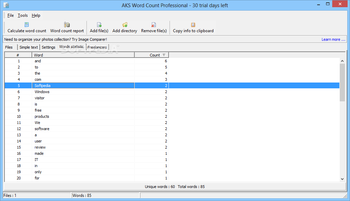 AKS Word Count Professional screenshot 4