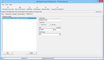 AKS Word Count Professional screenshot 5