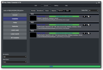Aku Video Converter screenshot 8