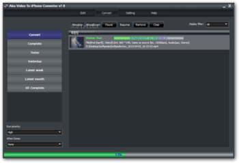 Aku Video To iPhone Converter screenshot 5