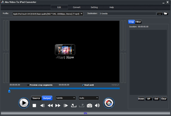 Aku Video To iPod Converter screenshot