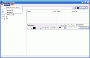 AL Font Installer screenshot 2