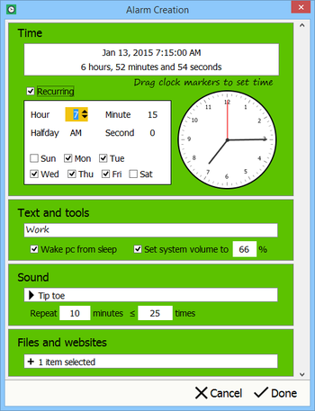 Alarm+ screenshot