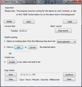Alarm Clock - Timer - Reminder Pro screenshot