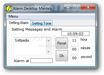 Alarm Desktop Manteb screenshot