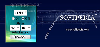 AlarmClock Vista Gadget screenshot