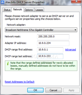 Alax.Info DHCP Server screenshot 3