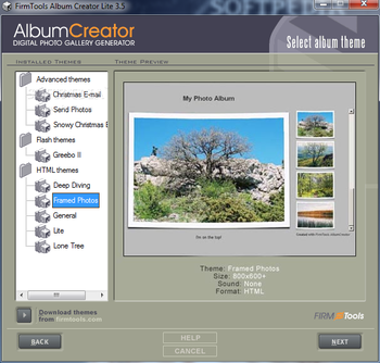 AlbumCreator Lite screenshot