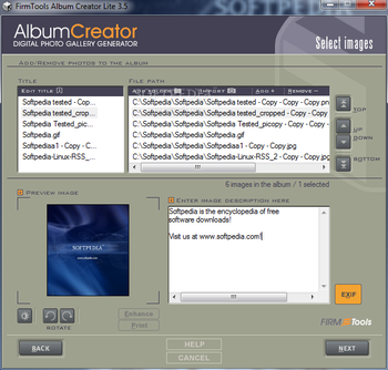 AlbumCreator Lite screenshot 2
