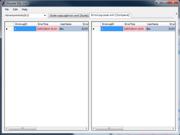 Alcyone SQL Unit screenshot