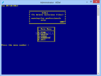 AlDel screenshot