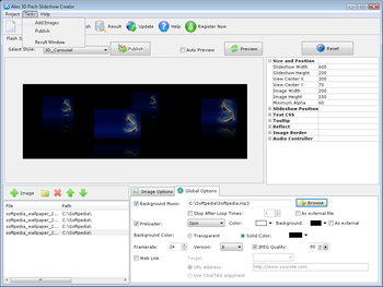 Aleo 3D Flash Slideshow Creator screenshot 4