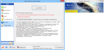 Aleo Flash Intro Banner Maker screenshot 10