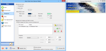Aleo Flash Intro Banner Maker screenshot 2