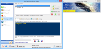 Aleo Flash Intro Banner Maker screenshot 4